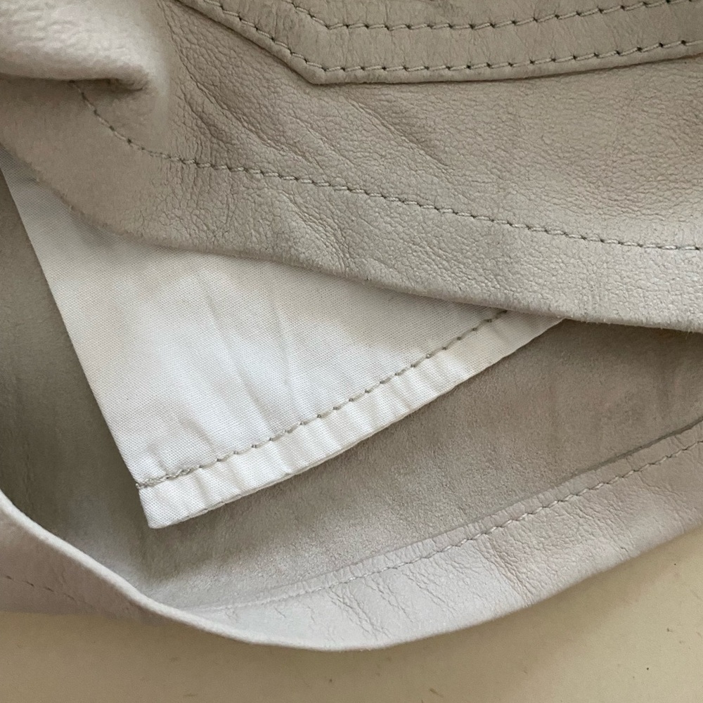 Current/Elliot Goat Leather Boyfriend Short - Picture 12 of 16